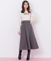 JILL by JILL STUART | ◇細ベルト付きセミフレアスカート(スカート)