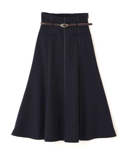 JILL by JILL STUART（ジルバイジルスチュアート）の「◇細ベルト付きセミフレアスカート（スカート・レディース・グリーン/グレー/ネイビー/ベージュ・SMALL/MEDIUM）」の17枚目の写真