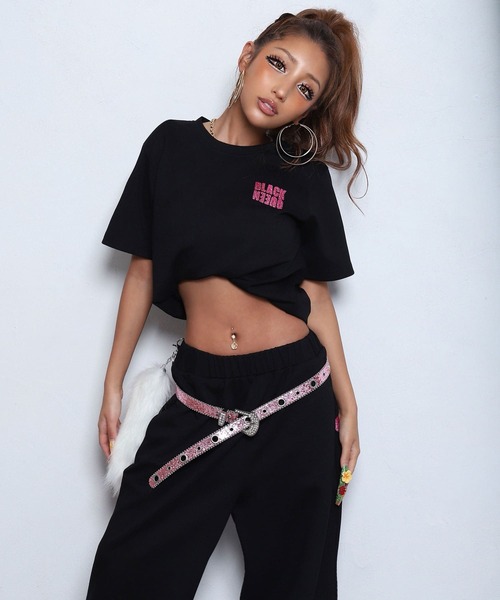 セール】【BLACKQUEEN】ラメロゴ入りセットアップ（セットアップ