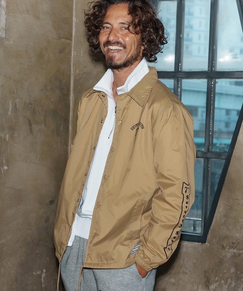 seventy seven(セブンティセブン)の「mj11124-nylon coach JKT(25W) コーチジャケット(7725W240)(その他アウター・メンズ・ブラック/バーガンディー/キャメル・XL/L/M/S)」の21枚目の写真