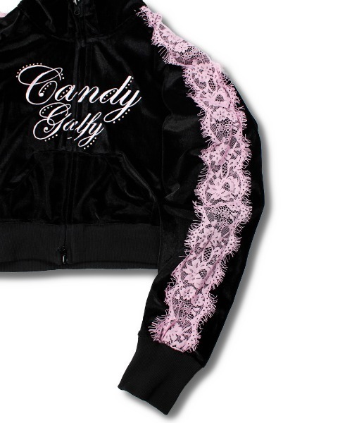 GALFY(ガルフィー)の「CANDYGALFY/キャンディーガルフィー/GAL プリンセス SETUP(ジャージ・レディース・グレー/ブラック/ピンク・F)」の15枚目の写真