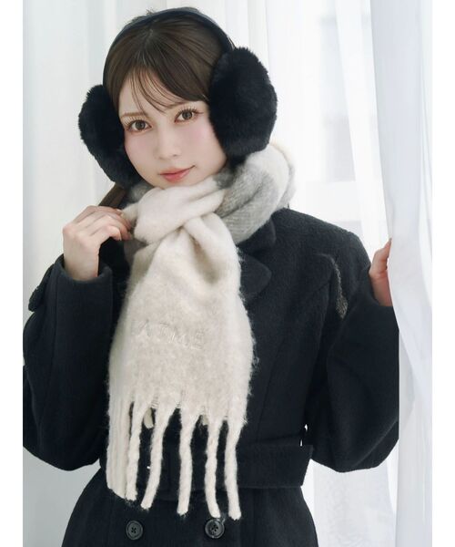 EATME（イートミー）の「フェイクファーイヤーマフ（イヤーマフ・レディース・ホワイト/ブラック・FREE）」の11枚目の写真