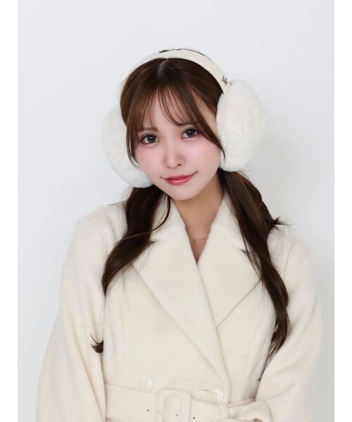 EATME（イートミー）の「フェイクファーイヤーマフ（イヤーマフ・レディース・ホワイト/ブラック・FREE）」の17枚目の写真