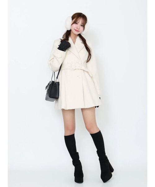 EATME（イートミー）の「フェイクファーイヤーマフ（イヤーマフ・レディース・ホワイト/ブラック・FREE）」の18枚目の写真