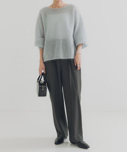 URBAN RESEARCH(アーバンリサーチ)の「『34サイズ/低身長向けも展開』 ポプリンイージーテーパードパンツ(その他パンツ・レディース・ベージュ/ブラック/グリーン系その他・38/40/36/34)」の19枚目の写真