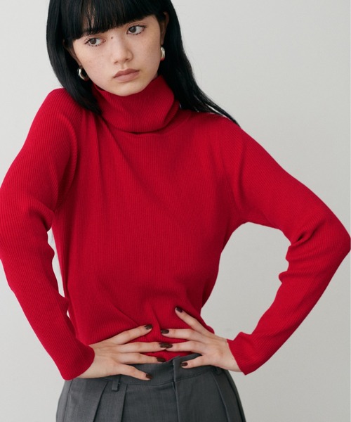 LARUTA（ラルータ）の「【LARUTA】ベーシックリブタートル（ニット