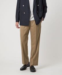 green label relaxing | TW ギャバジン 1プリーツ ドレスチノ パンツ -ウォッシャブル-(スラックス)