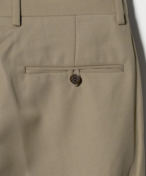 green label relaxing（グリーンレーベルリラクシング）の「TW ギャバジン 1プリーツ ドレスチノ パンツ -ウォッシャブル-（スラックス・メンズ・ダークグレー/ベージュ・L/S/M/XL）」の14枚目の写真