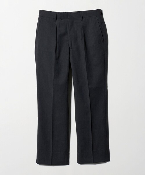 green label relaxing（グリーンレーベルリラクシング）の「TW ギャバジン 1プリーツ ドレスチノ パンツ -ウォッシャブル-（スラックス・メンズ・ダークグレー/ベージュ・L/S/M/XL）」の19枚目の写真