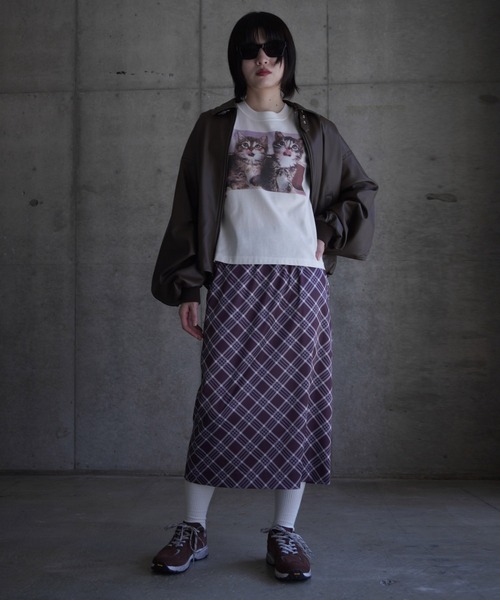 G.V.G.V.(ジーヴィージーヴィー)の「POPPIN’ CAT TEE(Tシャツ/カットソー・レディース・ホワイト・S)」の9枚目の写真