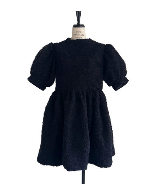 HONEY MI HONEY（ハニーミーハニー）の「tulle puff sleeve tunic one-piece（ワンピース・レディース・ラベンダー/ホワイト/ブラック・FREE）」の17枚目の写真