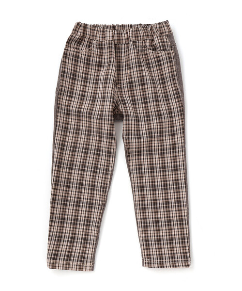 Noeil aime BeBe(ノイユエイムベベ)の「タータンチェックxインレイ切り替えパンツ(その他パンツ・キッズ・グリーン系その他/ベージュ系その他・120cm/110cm/130cm/100cm)」の17枚目の写真