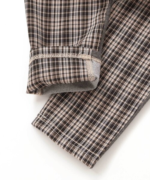 Noeil aime BeBe(ノイユエイムベベ)の「タータンチェックxインレイ切り替えパンツ(その他パンツ・キッズ・グリーン系その他/ベージュ系その他・120cm/110cm/130cm/100cm)」の10枚目の写真