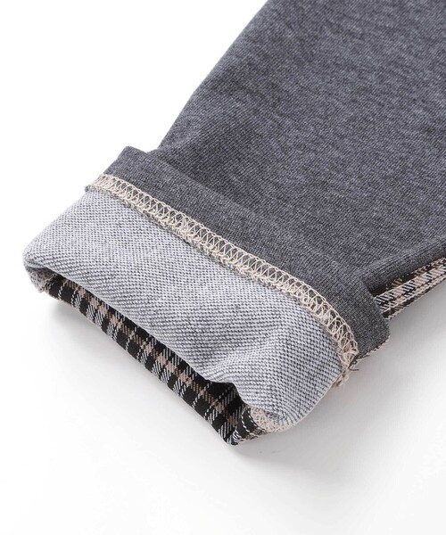 Noeil aime BeBe(ノイユエイムベベ)の「タータンチェックxインレイ切り替えパンツ(その他パンツ・キッズ・グリーン系その他/ベージュ系その他・120cm/110cm/130cm/100cm)」の19枚目の写真