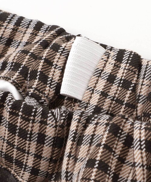 Noeil aime BeBe(ノイユエイムベベ)の「タータンチェックxインレイ切り替えパンツ(その他パンツ・キッズ・グリーン系その他/ベージュ系その他・120cm/110cm/130cm/100cm)」の18枚目の写真