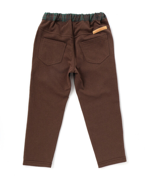 Noeil aime BeBe(ノイユエイムベベ)の「タータンチェックxインレイ切り替えパンツ(その他パンツ・キッズ・グリーン系その他/ベージュ系その他・120cm/110cm/130cm/100cm)」の8枚目の写真