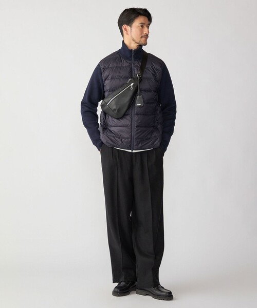 WEB限定/SHIPS別注】TAION:〈手洗い可能〉ハイネック ダブルジップ