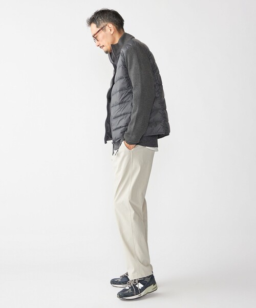 SHIPS(シップス)の「【SHIPS別注】TAION:〈手洗い可能〉ハイネック ダブルジップ ニットスリーブダウンジャケット(ダウンジャケット/コート・メンズ・ブラック/ダークグレー/ネイビー・SMALL/MEDIUM/LARGE/X-LARGE)」の22枚目の写真