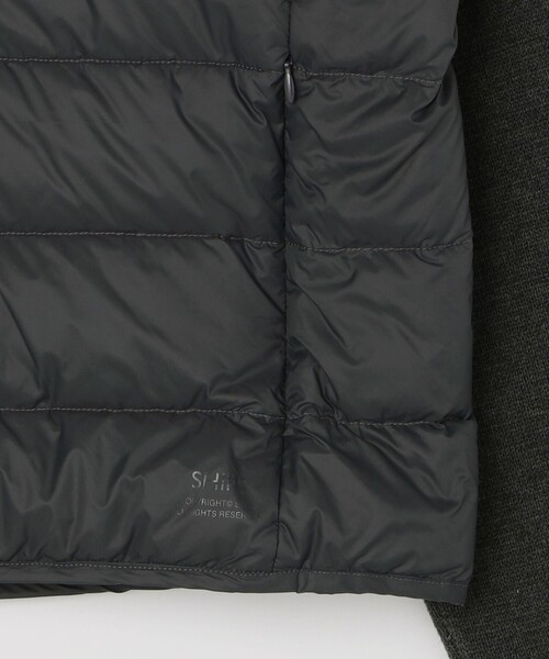 SHIPS（シップス）の「【WEB限定/SHIPS別注】TAION:〈手洗い可能〉ハイネック ダブルジップ ニットスリーブダウンジャケット（ダウンジャケット/コート・メンズ・ブラック/ダークグレー/ネイビー・SMALL/MEDIUM/LARGE/X-LARGE）」の16枚目の写真