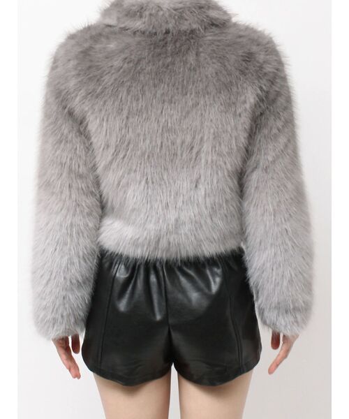 GYDA(ジェイダ)の「グラデーションECO FURコート(ダウンジャケット/コート・レディース・ブラウン/グレー・FREE)」の15枚目の写真