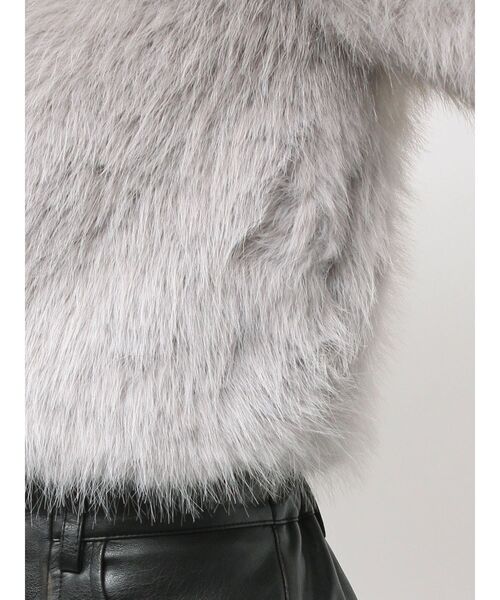 GYDA(ジェイダ)の「グラデーションECO FURコート(ダウンジャケット/コート・レディース・ブラウン/グレー・FREE)」の20枚目の写真