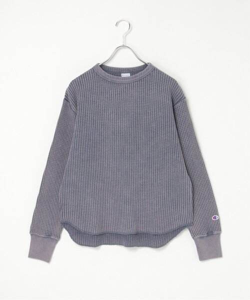 Champion(チャンピオン)の「Champion チャンピオン ロングスリーブシャツ(Tシャツ/カットソー・レディース・ブラック/ラベンダー/ダークブルー・M)」の1枚目の写真