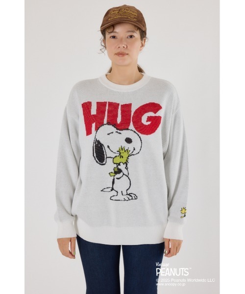 ★ もちぽ様 ★新品 ロデオクラウンズワイド 2点おまとめ PEANUTS) モチーフニットトップス（ニット/セーター）｜RODEO