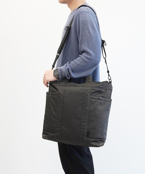UNTRACK(アントラック)の「アントラック トートバッグ CITY DS A4サイズ収納可能 14inchPC収納 16L 60394(トートバッグ・メンズ・ブラック/グレー・FREE)」の19枚目の写真