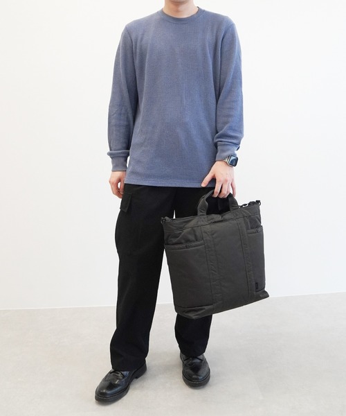 UNTRACK(アントラック)の「アントラック トートバッグ CITY DS A4サイズ収納可能 14inchPC収納 16L 60394(トートバッグ・メンズ・ブラック/グレー・FREE)」の20枚目の写真