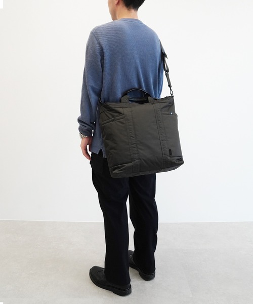 UNTRACK(アントラック)の「アントラック トートバッグ CITY DS A4サイズ収納可能 14inchPC収納 16L 60394(トートバッグ・メンズ・ブラック/グレー・FREE)」の21枚目の写真
