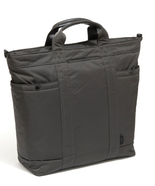 UNTRACK(アントラック)の「アントラック トートバッグ CITY DS A4サイズ収納可能 14inchPC収納 16L 60394(トートバッグ・メンズ・ブラック/グレー・FREE)」の5枚目の写真