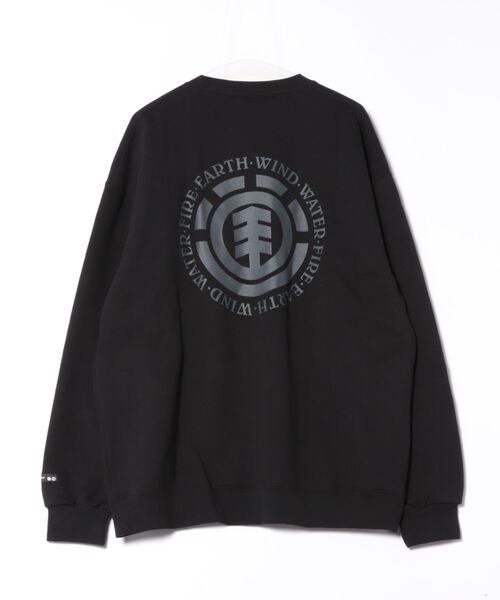 ELEMENT(エレメント)の「ELEMENT メンズ LOGO CREW トレーナー 【2025年秋冬モデル】/エレメントクルーネックスウェットトレーナー(スウェット・メンズ・ブラック/ホワイト系その他・LARGE/MEDIUM/X-LARGE)」の16枚目の写真
