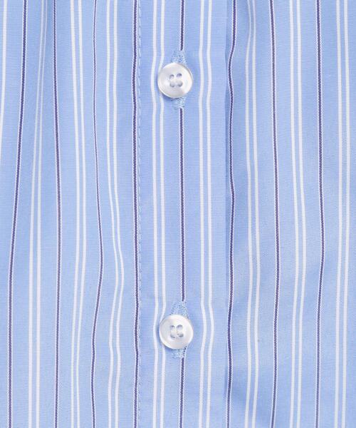 ITS'DEMO（イッツデモ）の「【洗濯機OK】スタンドフリルブラウス（シャツ/ブラウス・レディース・ブルー/ブルー系7/ピンク系3・00）」の12枚目の写真