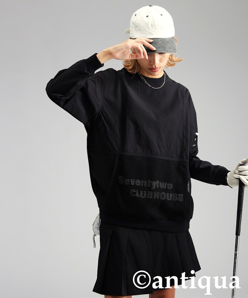 antiqua（アンティカ）の「【STCH】メッシュポケットトップス（Tシャツ/カットソー・レディース・ブルー/アイボリー/ブラック・LXL/ML）」の18枚目の写真
