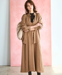 【新品タグ付き】23区 ロング ワンピース 今季 ブラウン 23区｜ニジュウサンクのワンピース/ドレス（ブラウン/茶色系