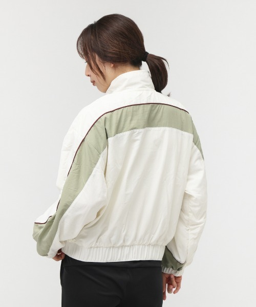 PUMA(プーマ)の「プーマ PUMA CORE HERITAGE メッシュ ラインド ウーブン JKT_(ナイロンジャケット・レディース・オフホワイト・M/L)」の4枚目の写真