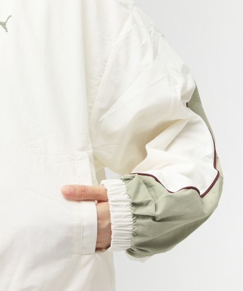 PUMA(プーマ)の「プーマ PUMA CORE HERITAGE メッシュ ラインド ウーブン JKT_(ナイロンジャケット・レディース・オフホワイト・M/L)」の6枚目の写真