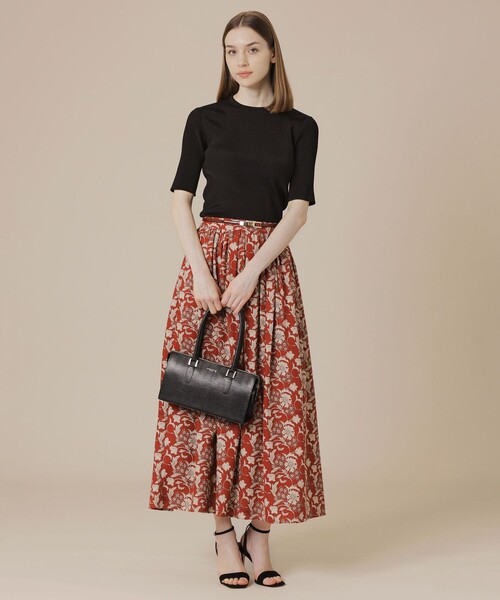 MACKINTOSH LONDON（マッキントッシュ ロンドン）の「【Precious12月号】リザード型押しレザーボストンバッグ（ショルダーバッグ・レディース・ブラック・FREE）」の3枚目の写真