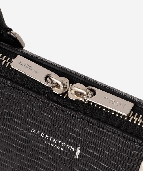 MACKINTOSH LONDON（マッキントッシュ ロンドン）の「【Precious12月号】リザード型押しレザーボストンバッグ（ショルダーバッグ・レディース・ブラック・FREE）」の8枚目の写真