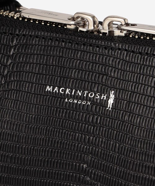 MACKINTOSH LONDON（マッキントッシュ ロンドン）の「【Precious12月号】リザード型押しレザーボストンバッグ（ショルダーバッグ・レディース・ブラック・FREE）」の9枚目の写真