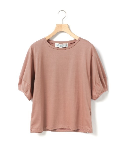 MidiUmi(ミディウミ)の「MidiUmi ボリュームスリーブプルオーバー(Tシャツ/カットソー・レディース・オフホワイト/ブラック/カーキ/ブラウン・FREE)」の3枚目の写真
