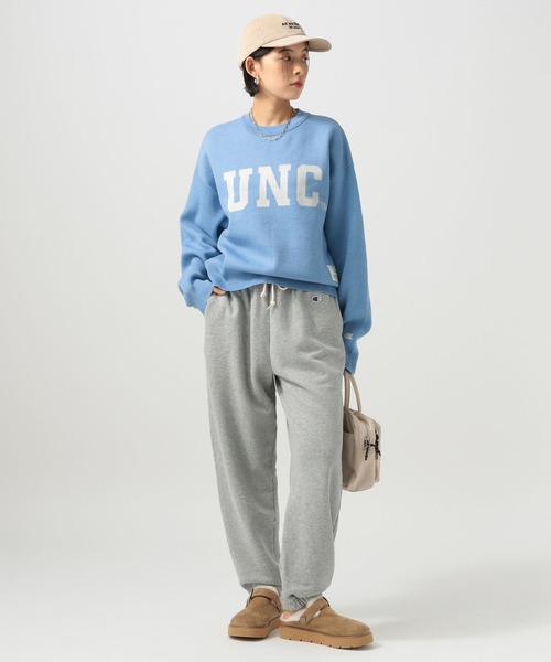 DISCUS ATHLETIC（ディスカス　アスレチック）の「【DISCUS ATHLETIC(ディスカス アスレティック)】別注カレッジニット（ニット/セーター・レディース・ライトブルー/オフホワイト/イエロー/オレンジ・FREE）」の15枚目の写真