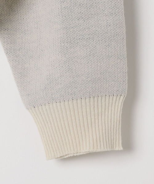 DISCUS ATHLETIC（ディスカス　アスレチック）の「【DISCUS ATHLETIC(ディスカス アスレティック)】別注カレッジニット（ニット/セーター・レディース・ライトブルー/オフホワイト/イエロー/オレンジ・FREE）」の22枚目の写真