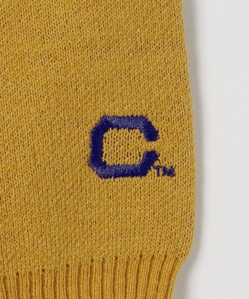 DISCUS ATHLETIC（ディスカス　アスレチック）の「【DISCUS ATHLETIC(ディスカス アスレティック)】別注カレッジニット（ニット/セーター・レディース・ライトブルー/オフホワイト/イエロー/オレンジ・FREE）」の12枚目の写真