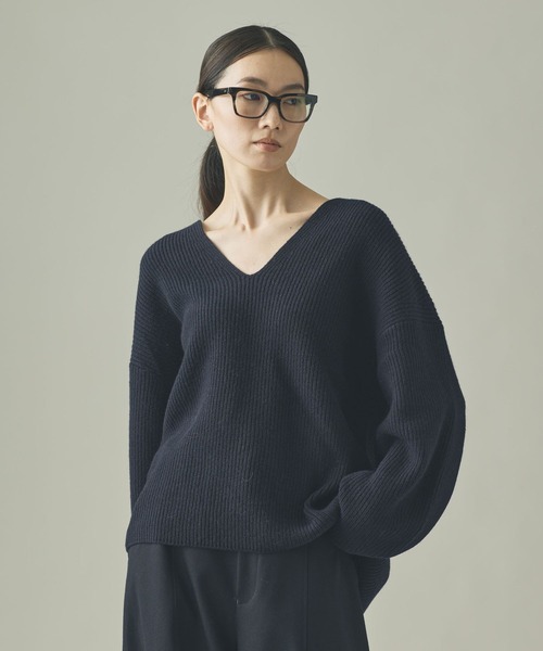 セール】Curensology(カレンソロジー)/ウールカシミヤUネックニット