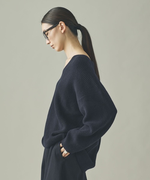 セール】Curensology(カレンソロジー)/ウールカシミヤUネックニット