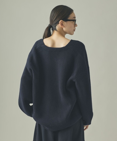 セール】Curensology(カレンソロジー)/ウールカシミヤUネックニット