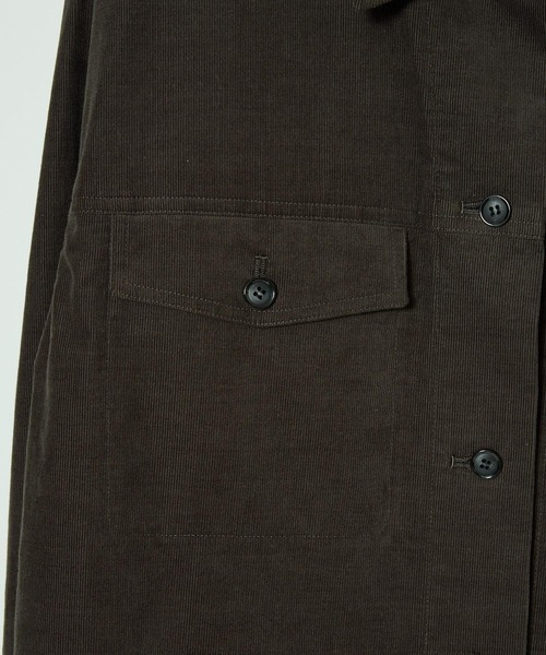 BABYLONE（バビロン）の「コットンコーデュロイシャツ（シャツ/ブラウス・レディース・キャメル/チャコール/ベージュ・フリー）」の7枚目の写真