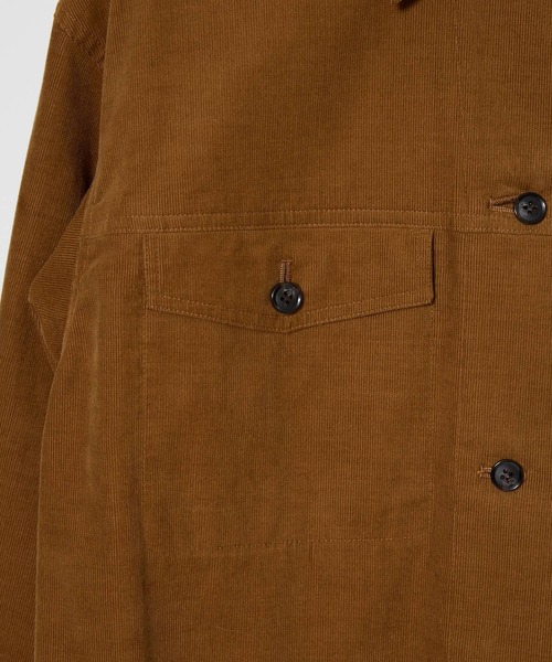 BABYLONE（バビロン）の「コットンコーデュロイシャツ（シャツ/ブラウス・レディース・キャメル/チャコール/ベージュ・フリー）」の6枚目の写真