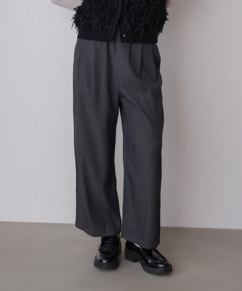 Bou Jeloud(ブージュルード)の「エステルゆるテーパード(その他パンツ・レディース・チャコールグレー/ホワイト系その他・38)」の19枚目の写真